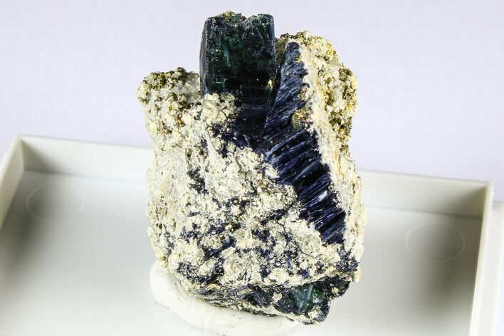 Translucent Blue-Green Vivianite Crystals - Romania #380208